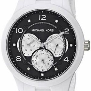Michael Kors MK6630 Runway White Ceramic Day Date